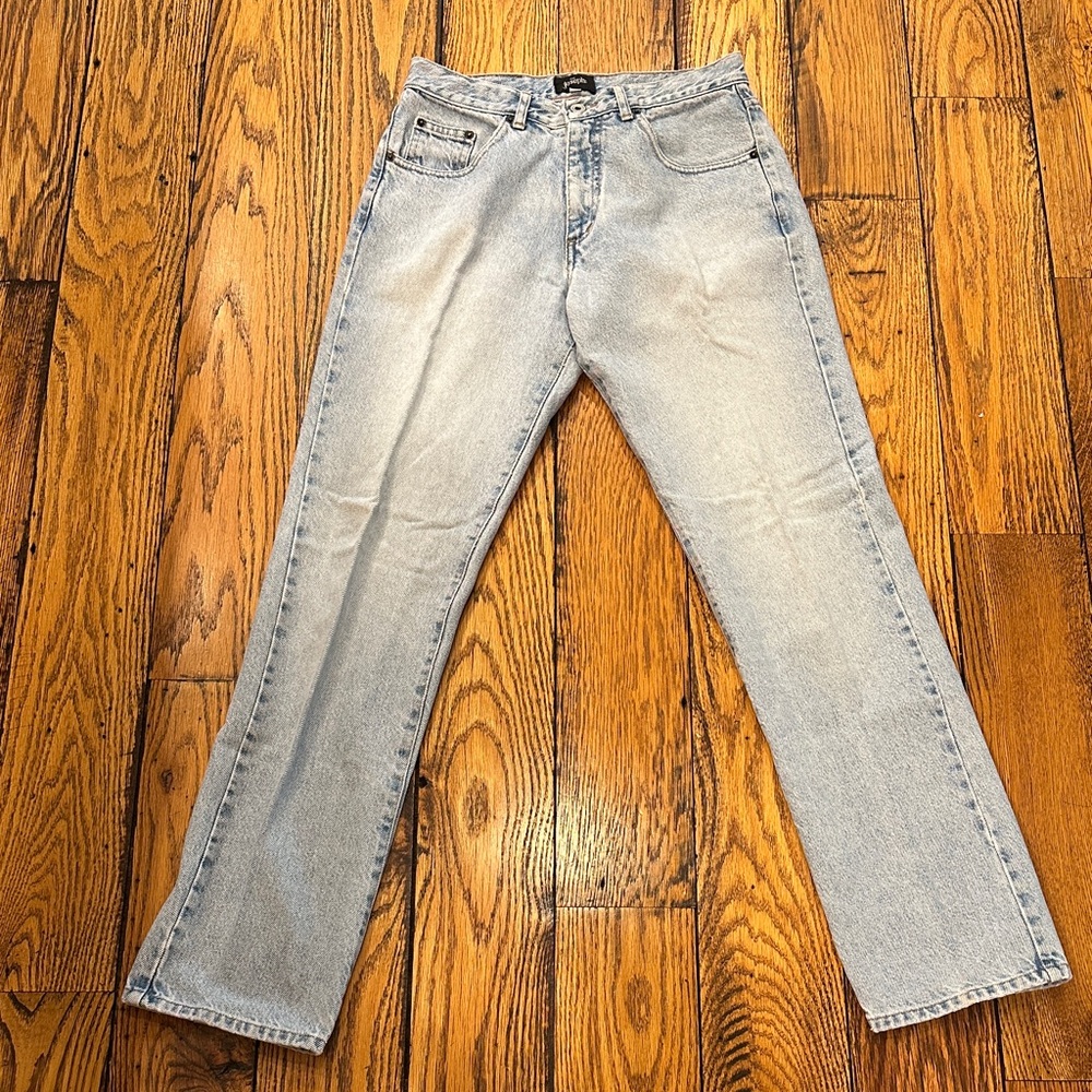 FOR JOSEPH VINTAGE💗 LIGHT WASH STRAIGHT LEG HIGH WAIST WOMENS BLUE JEANS SIZE 30